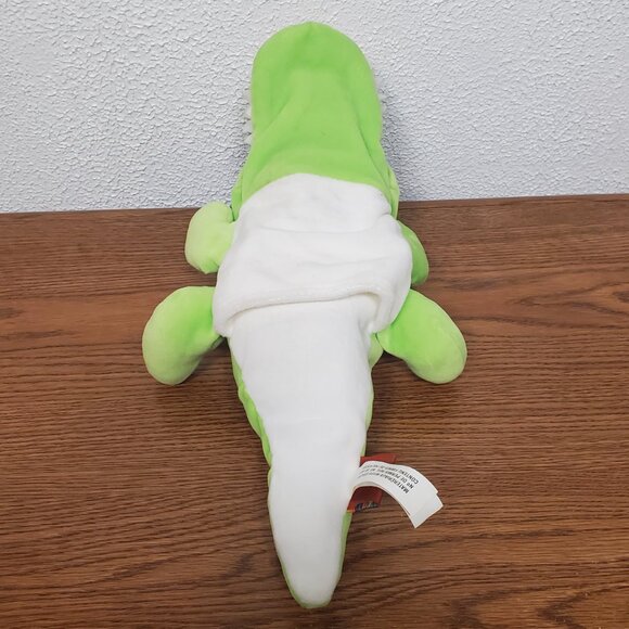 Plush Green Aligator Hand Puppet Pretend Toys by Adventure Planet 16" Long - Picture 5 of 7